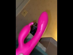 Cum covered dildo