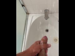 Stroking My Hard Cock in Shower 🚿 🍆👋