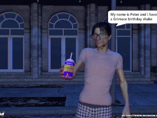 Happy Birthday Grimace (Giantess Animation)