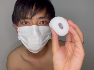 TENGA首次亮相。我抽搐并射精。