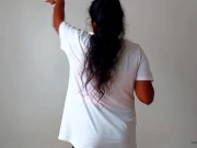 Preview 2 of Sri Lankan - is My Horny Step-Sister making TikTok video? or try to Seduce me - SexyBrownis