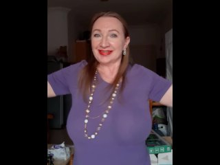 gilf, babe, solo female, vertical video