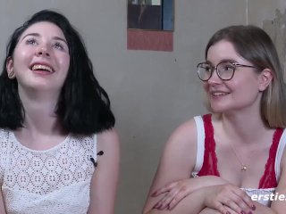 Ersties - Die 18-jährige Joanna Hat Ihr Erstes_Lesbisches Erlebnis MitStrap-on