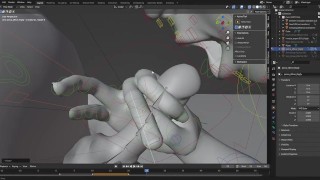Как сделать порно анимацию в Blender - анимировать минет | Игры Первобытные Эмоции
