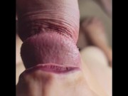 Preview 1 of Homemade Cum In Closed Mouth Sloppy Blowjob. Huge Sperm Load - Amateur Luna