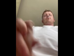 Smoking and having a tug