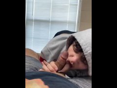 Twink Wants Both Cock At Balls In His Mouth