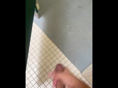 quick public bathroom play