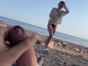 Preview 3 of Hot sex on the beach - kebabs and sex in public from a rual couple
