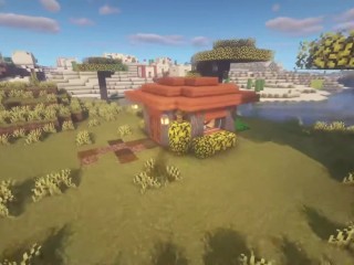 How to Build a Tiny Savannah House in Minecraft