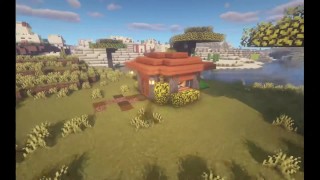 Как построить крошечный домик в саванне в Майнкрафт