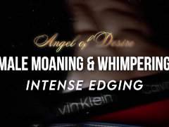 INTENSE EDGING & ORGASM | Male moaning & whimpering ASMR