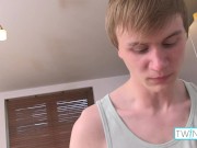 Preview 3 of Pale College Twink Liam Satisfies His Butthole And Wanks!