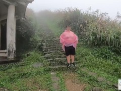 I Tried Hiking Topless When There Is No One Around and a Raincoat On to Keep Me Dry ☔️