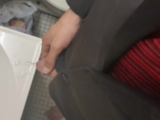 Gentleman Pissing in the Sink