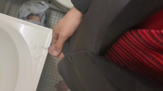 Gentleman Pissing in the Sink