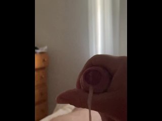 slow motion cumshot, masturbation, solo male, amateur