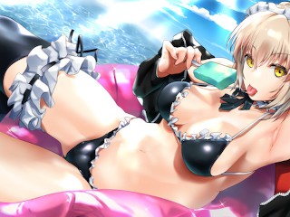 Divine Summer Waifu Challenge Parte 1! Jalter y Salter Pelean Por TU Polla... ¡otra Vez! (Hentai JOI)