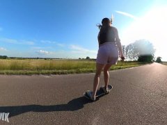 Sexy Skater Girl Cum After Skating - Tori Hawk