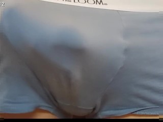 2023年7月4日射精。Cum in Boxer Shorts.