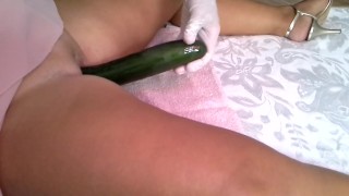 Zucchini and cucumber for the Italian doctor Nadia