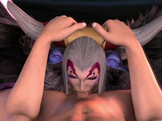 video game sex, big boobs, babe, animation