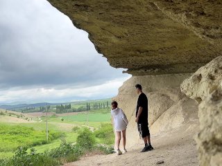 A Real Pickup Girl on An Excursion Excursion Turned Into a_Quick Sex on_a Beautiful Landscape