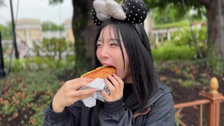 기모노를 입은 아시아 소녀 일본 VLOG