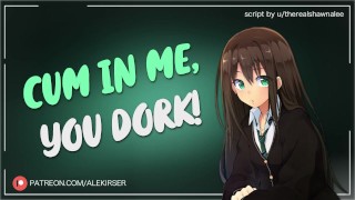Your Cum ASMR Audio Roleplay Is Wanted By Your Tsundere Bully