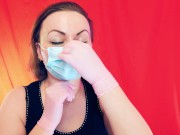 Preview 5 of ASMR with nitrile gloves and snaps - Arya Grander