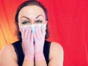 Preview 6 of ASMR with nitrile gloves and snaps - Arya Grander
