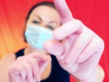 ASMR with nitrile gloves and snaps - Arya Grander