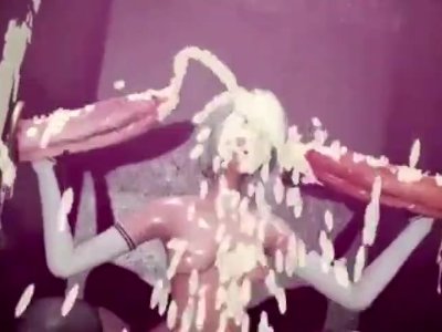 Hentai Huge Cumshot - Futa Futanari Gloryhole Deepthroat Anal Gangb... - Hentai Porn Video