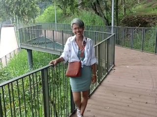 the perverted stepson challenges his stepmom and then gives her a good fuck..