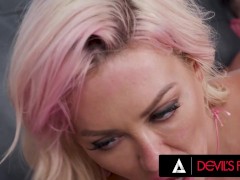 DEVILS FILM - Hottie Adira Allure Has Fun Fucking Two Bisexual Men In Steamy Threesome