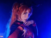 Preview 1 of Sloppy Blowjob and Pussy Creampie. Evangelion Asuka Langley - MollyRedWolf