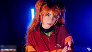 Asuka Langley Mollyredwolf Sloppy Blowjob And Pussy Creampie Evangelion