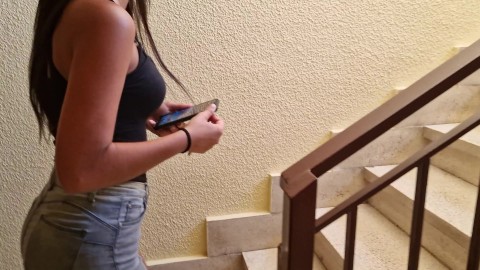 I meet my girlfriend's best friend in Barcelona and invite her to my house to fuck, she accepts a cr