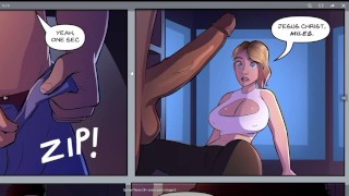 スパイダー詩18+コミックポルノ(Gwen Stacy xxx Milesモラル)