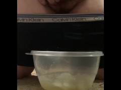 Piss on ice and fingering myself
