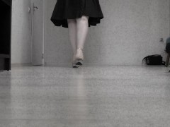 ASMR. ASMR is the sound of the heels of high platform shoes.