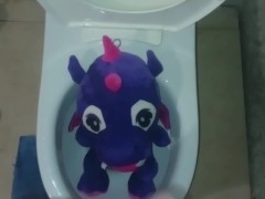 Purple dragon Peeing#1
