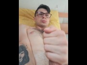 Preview 5 of Solo Boy Masturbation While He Moans And Enjoys With Orgasm