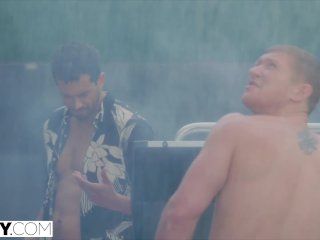 TUSHY Curvy goddess Violet Myers double penetration debut screenshot number 1
