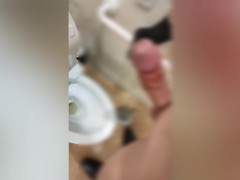 【女性向け（個人撮影）】変態イケメン営業マンが仕事中ムラムラしすぎてスーパーのトイレでオナニー - Screenshot 10 of 16 - Dick