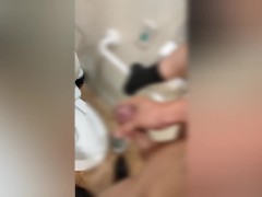 【女性向け（個人撮影）】変態イケメン営業マンが仕事中ムラムラしすぎてスーパーのトイレでオナニー