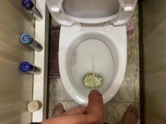 Morning toilet POV 4K