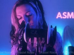 SFW ASMR - Latex Gloves Triggers - PASTEL ROSIE - Egirl Deep Intense Tingle Testing in Your Brain