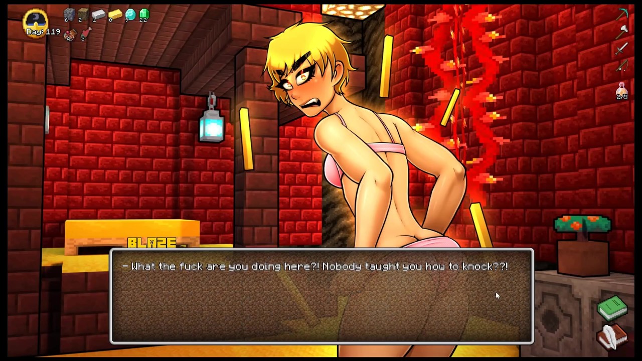 Minecraft скин голой женщины