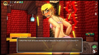 HornyCraft [MINECRAFT PORN hentai game] Ep.34 blaze pris en train de déshabiller sa culotte rose